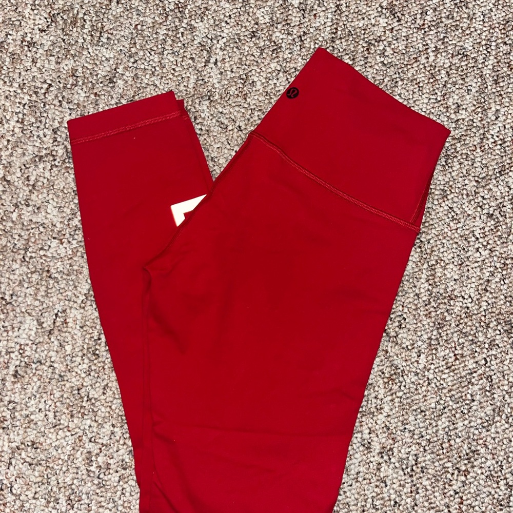 lululemon athletica Bold Red Leggings
